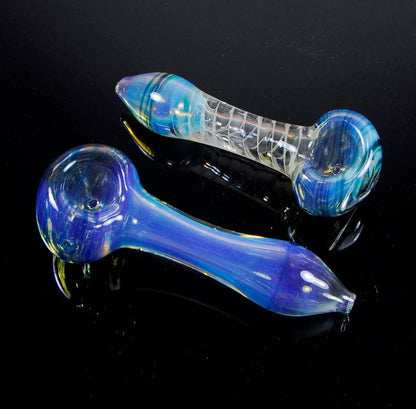 3.5" Spiral Glass Hand Pipe Assorted Color - Simple Glass Pipe