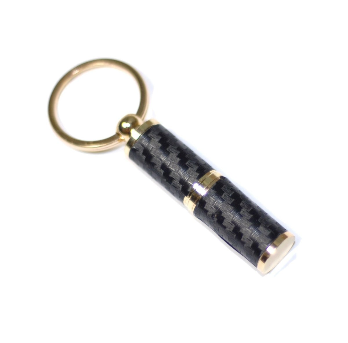 ShowJade PU keychain cigar punch with stainless steel blade