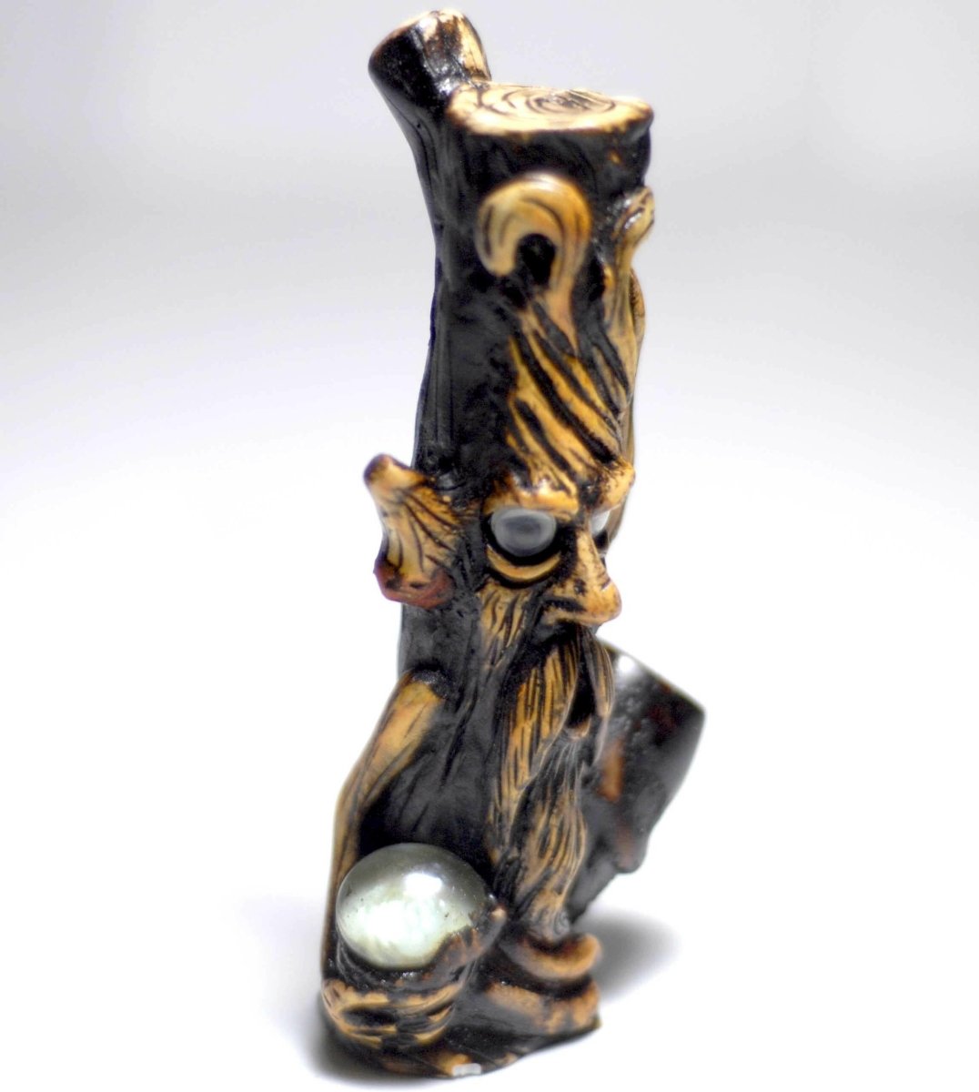 Stoned Tree figured handmade ceramic tobacco pipe - Simple Glass Pipe