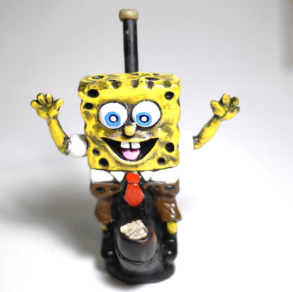 SpongeBob handmade ceramic tobacco pipe