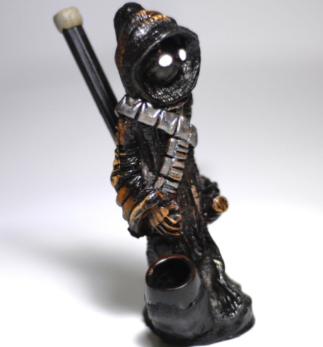 Jawa Starwar handmade ceramic tobacco pipe - Simple Glass Pipe