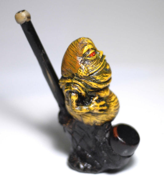 Jabba the Hutt from Star War figured handmade ceramic tobacco pipe - Simple Glass Pipe