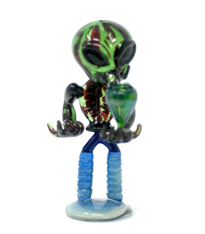7-inch Paul alien glass pipe