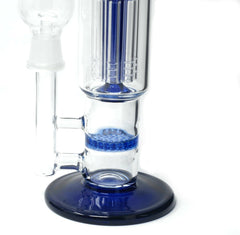 12" 9 Arms Tree Perculator Honeycomb Filter Glass Water Pipe - Simple Glass Pipe