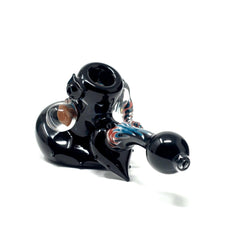 6" head design glass bubbler pipe - Simple Glass Pipe