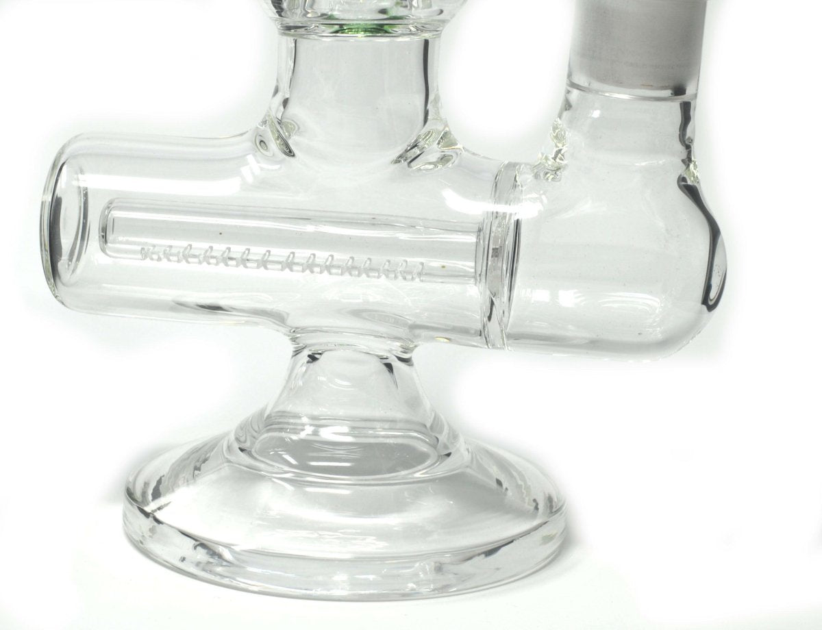 11" Inline 8 arms tree shower head perculators glass water pipe. - Simple Glass Pipe