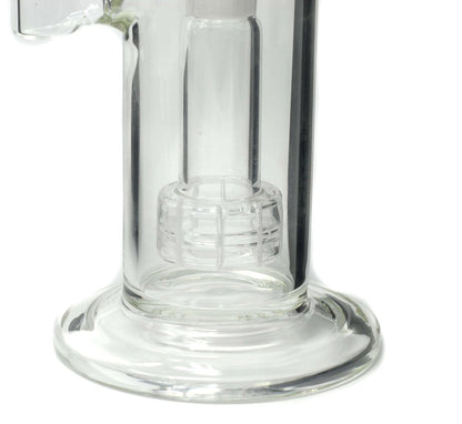 Heavy-base matrix perc glass bong detail