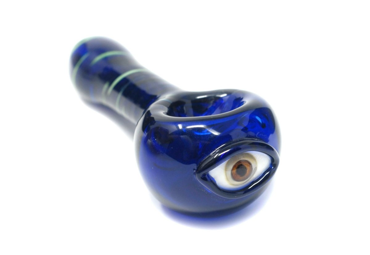 4" One Eye Glass Spoon Pipe - Simple Glass Pipe