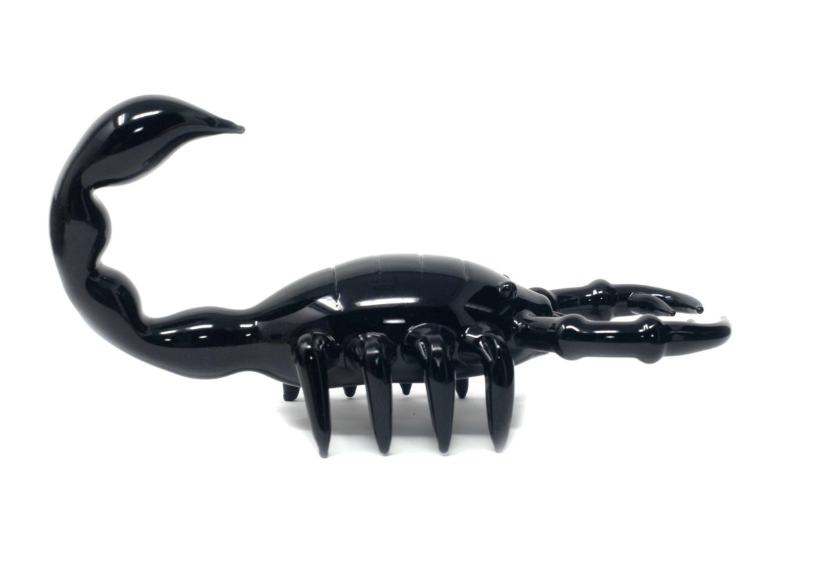 6" Scorpion Glass Animal Hand Pipe - Simple Glass Pipe