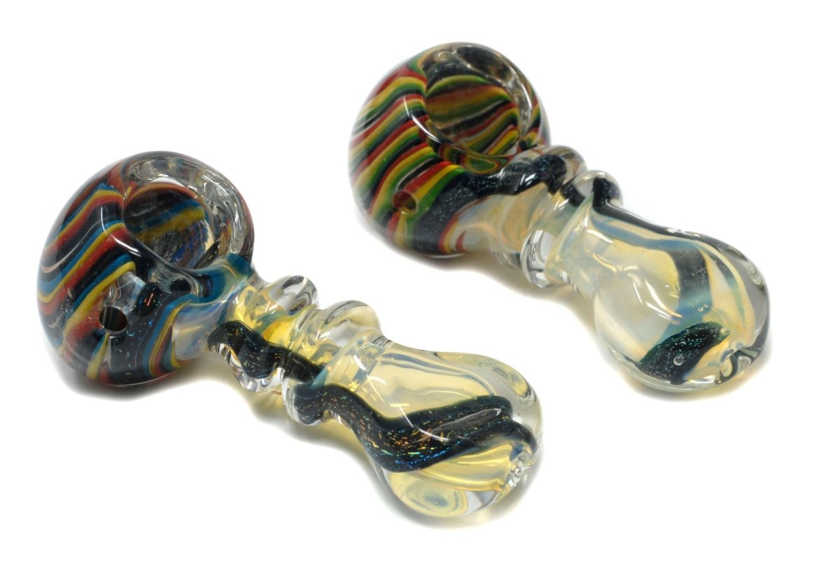 3"dichro hand Spoon pipe - Simple Glass Pipe