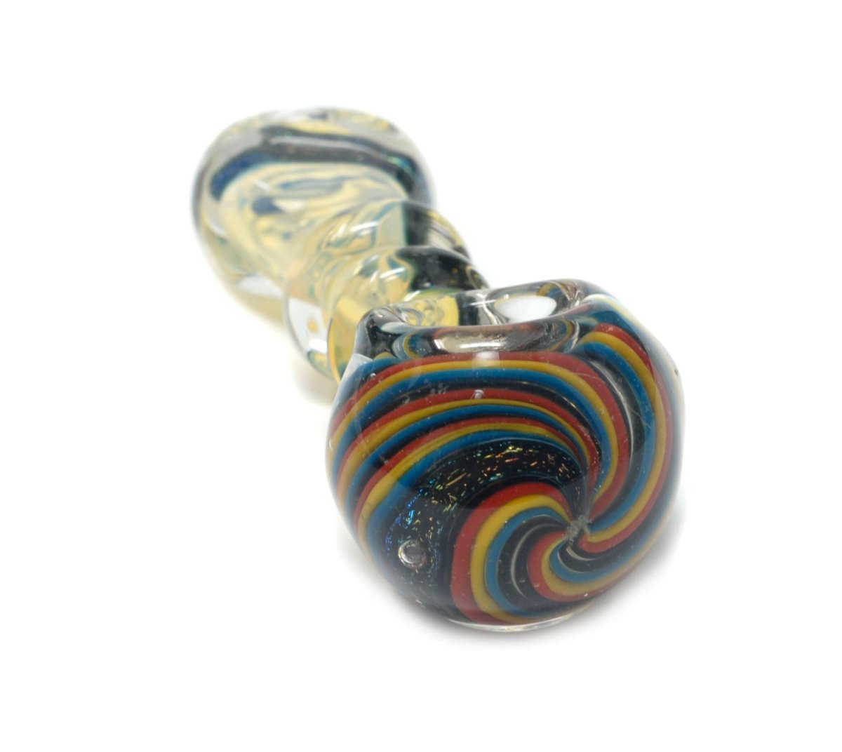 3"dichro hand Spoon pipe - Simple Glass Pipe