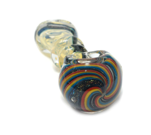 3"dichro hand Spoon pipe - Simple Glass Pipe