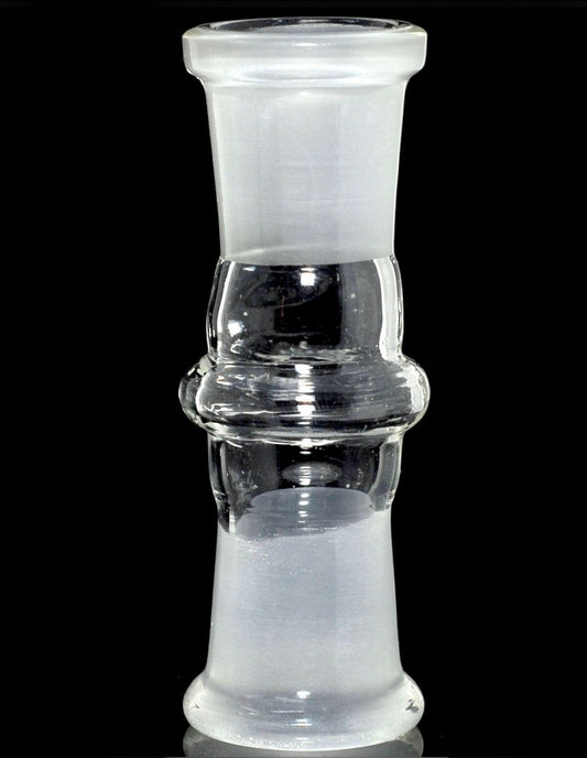 Female and Female Glass on Glass Adapter converter - Simple Glass Pipe