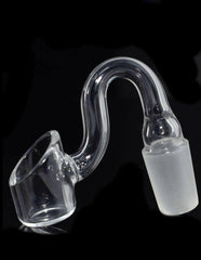 Male Glass Quartz Bucket Banger bowl Set of 2 - Simple Glass Pipe