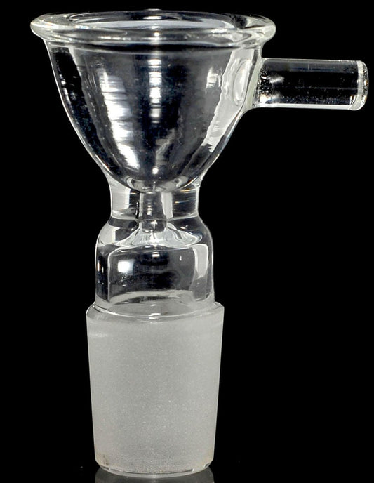 Glass on Glass Cone bowl for water pipes - Simple Glass Pipe