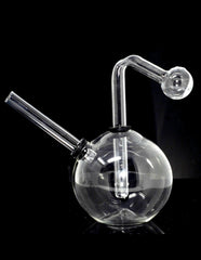 Ball Shaped oil Burner Bubbler Waterpipe 1ct - Simple Glass Pipe