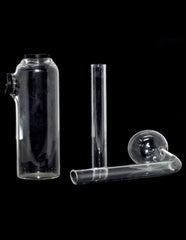 Oil burner pipe vial tube shaped glass Bubbler Water pipe - Simple Glass Pipe