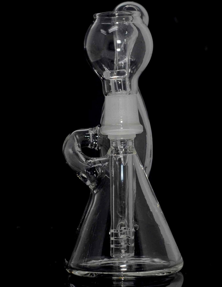 6 " Mini Glass Dab Rig - Simple Glass Pipe