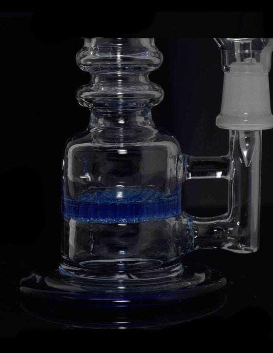 6" Honeycomb Percs Glass Water Pipe - Simple Glass Pipe