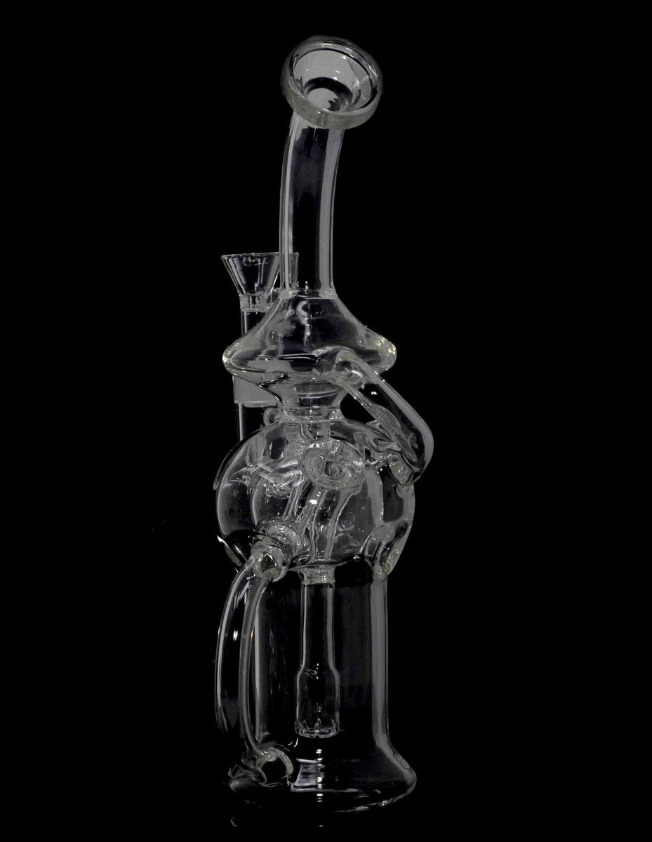 Faberge Egg perc recycler with bent neck alternate view