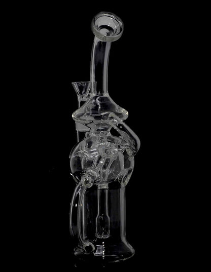 Faberge Egg perc recycler with bent neck alternate view