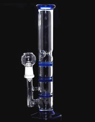 11" Glass 3 layer Honeycomb Perc with Ice Pinch Water pipe - Simple Glass Pipe