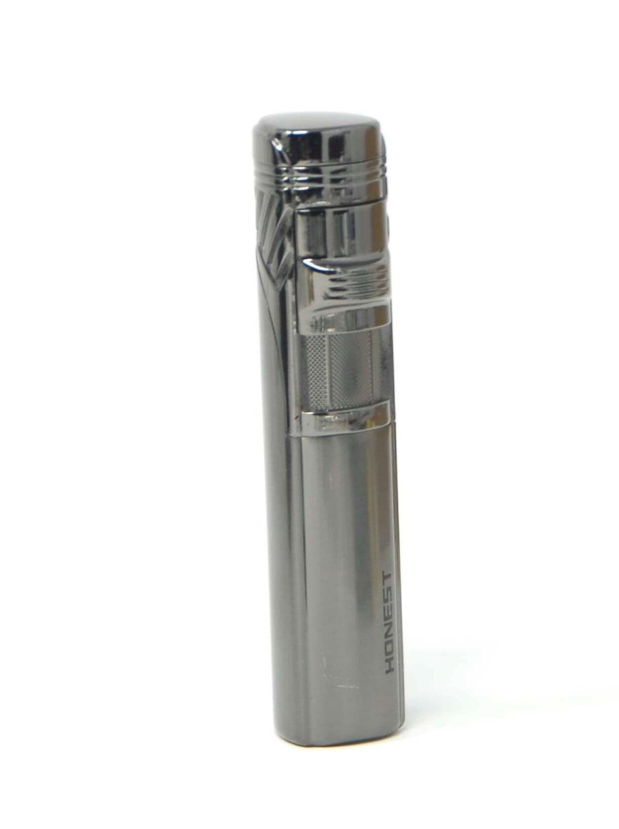 Honest heavy-body single-jet butane torch lighter