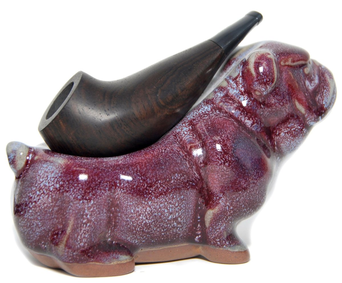 Jun Ceramic Cute Dog Tobacco Pipe Stand Artistic - Simple Glass Pipe
