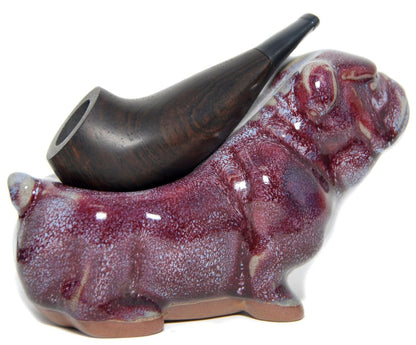 Jun Ceramic Cute Dog Tobacco Pipe Stand Artistic - Simple Glass Pipe