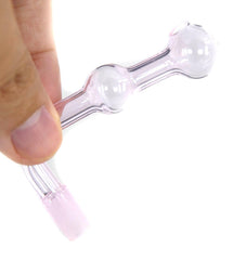 10mm Pink Oil Burner Pipe Attachment - Simple Glass Pipe