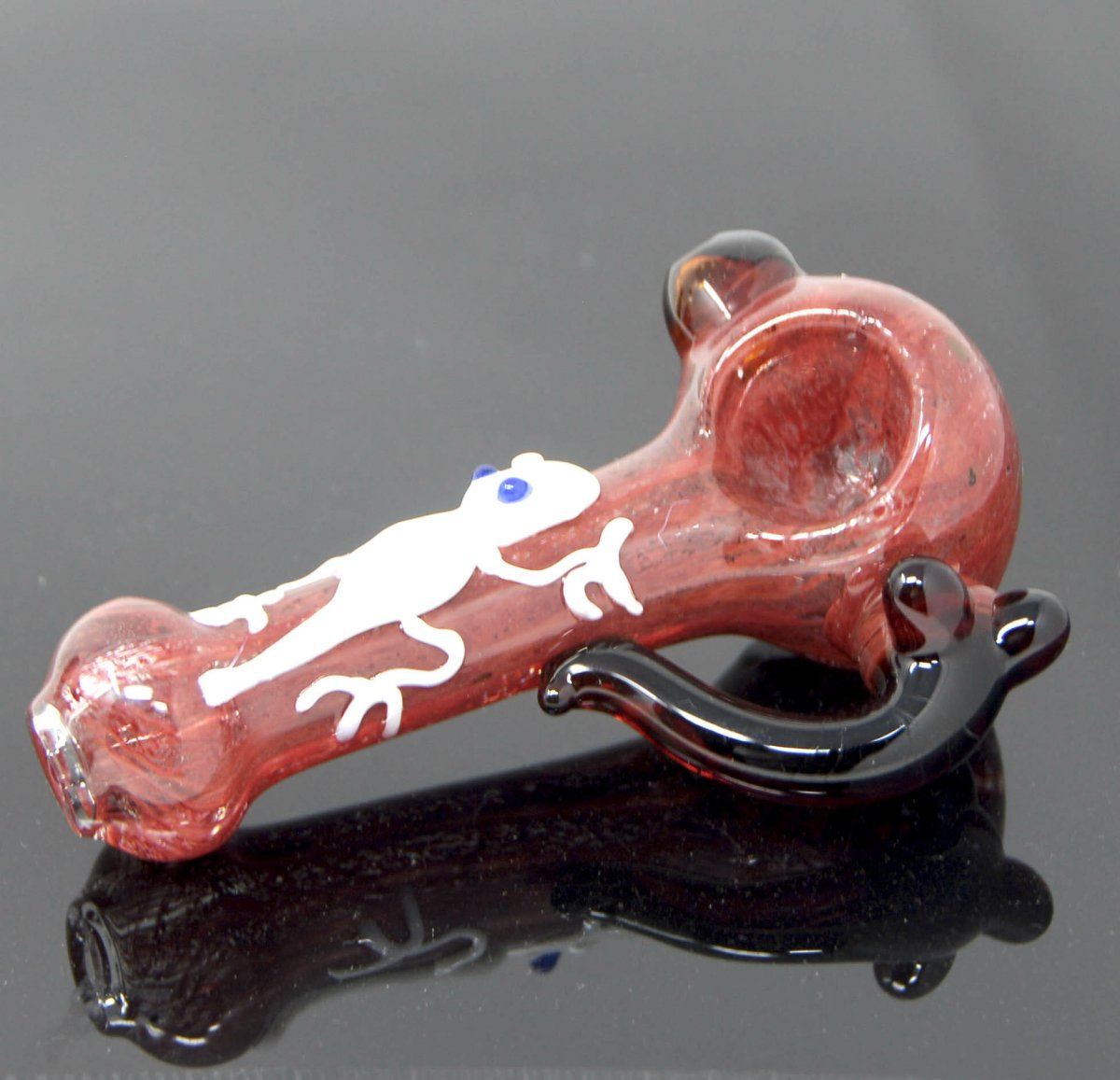 5.5" Side Handle Top Insect Glass hand Pipe - Simple Glass Pipe