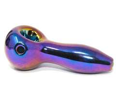 4" Colorful Glass HandPipe - Simple Glass Pipe