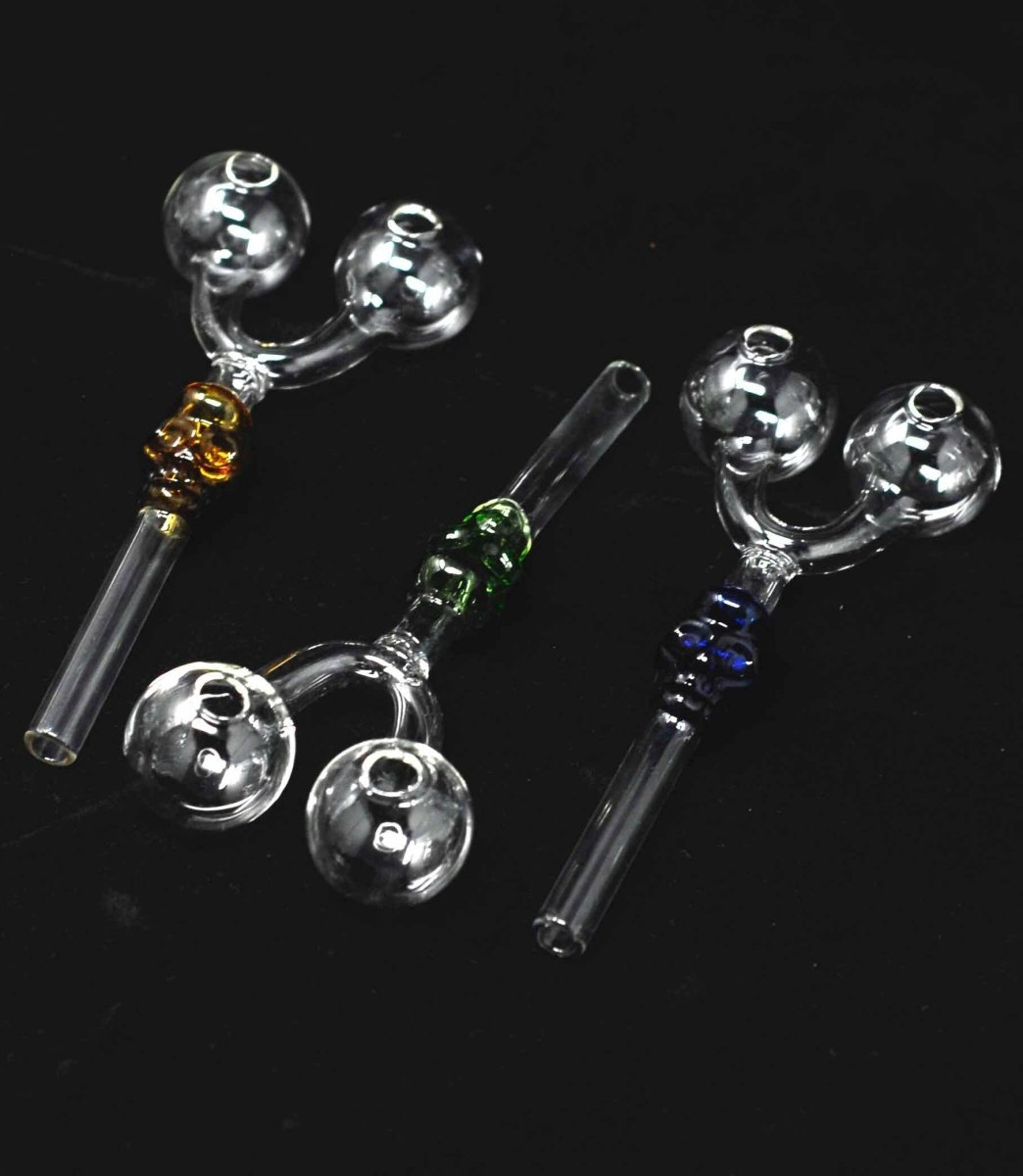 5" Glass Slingshot SKull Oil burner Pipe - Simple Glass Pipe