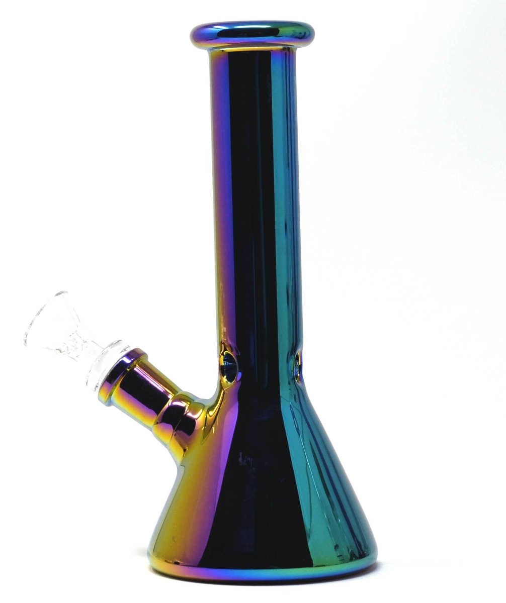 8" Gradient Glass Water Pipe Bong with Inc Pinch - Simple Glass Pipe