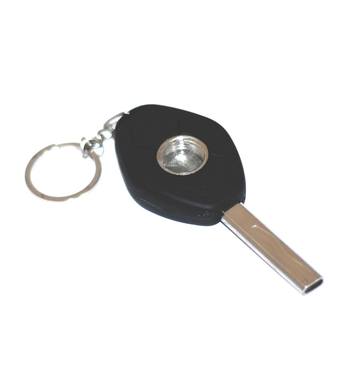 Pipe Keychain Metal Remote Keychain Pipe 1pc with LED lights – Simple Glass Pipe