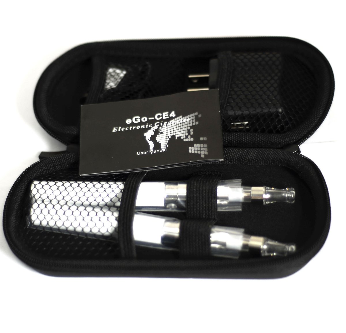 EGO - ce4 Vaporizer & E - Cigarette kite, 2 Pen kit - Simple Glass Pipe