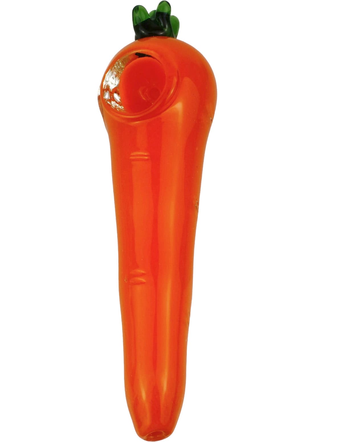 4.5" Carrot Glass Spoon Hand PIpe