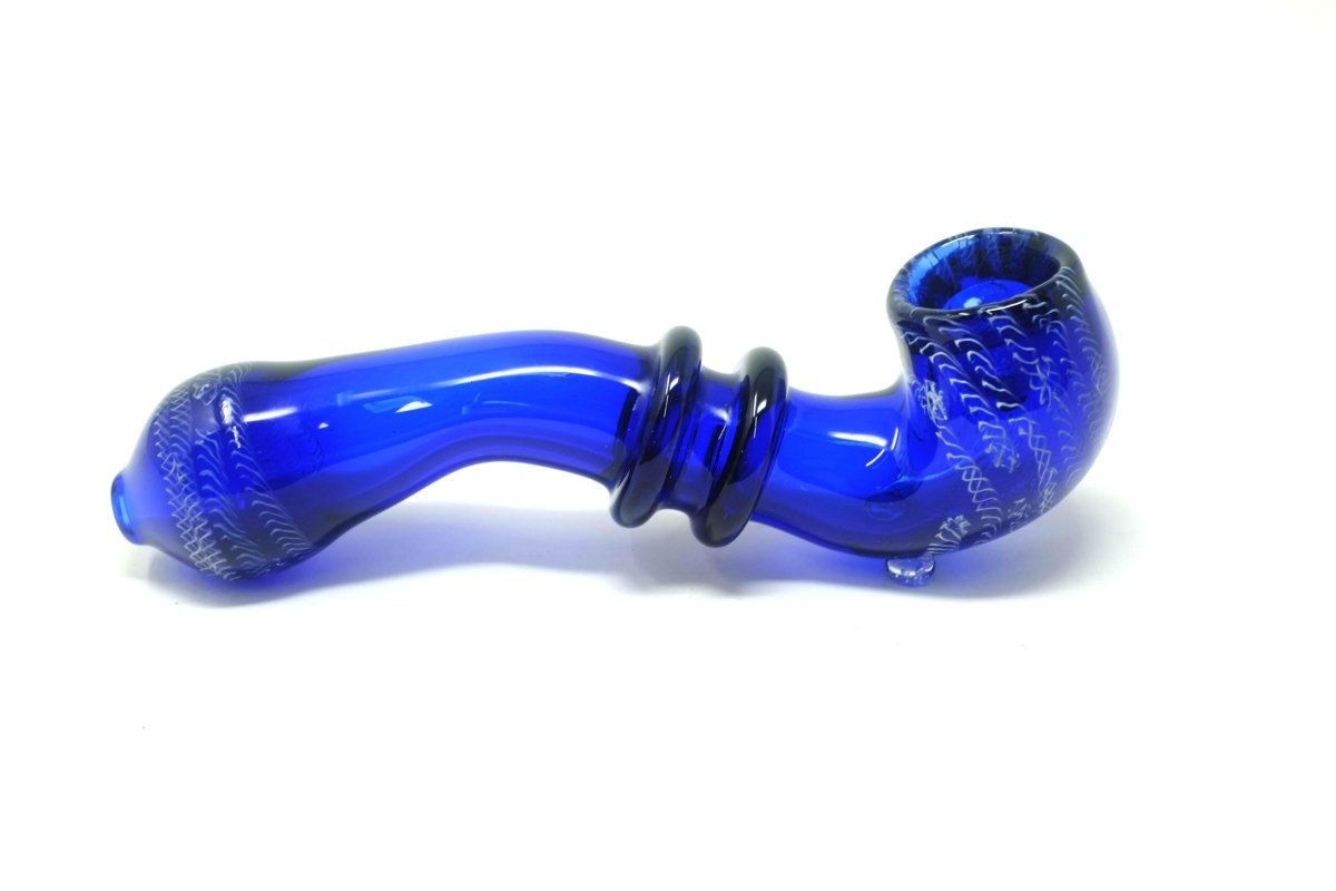 6.5" sherlock Glass hand pipe - Simple Glass Pipe