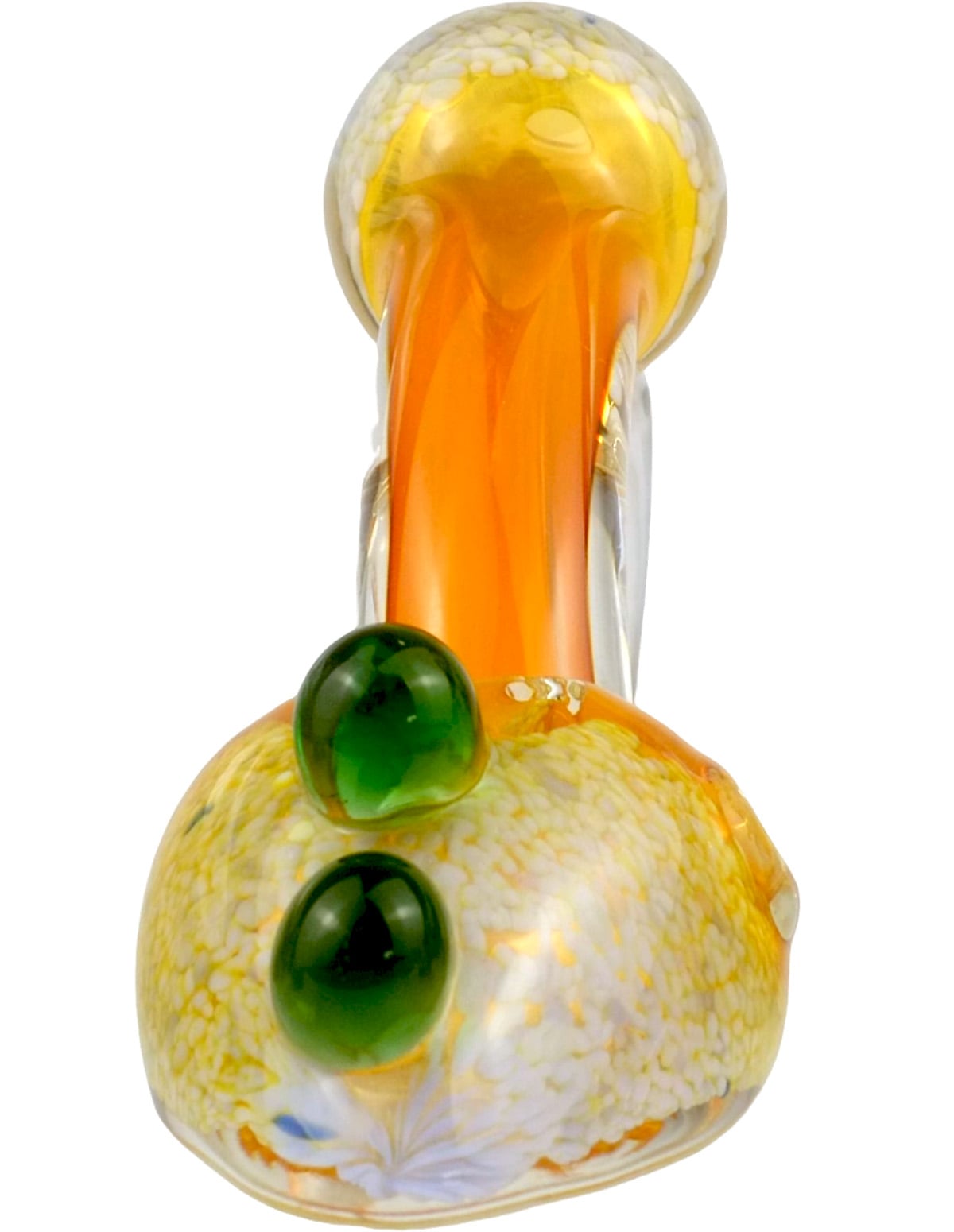 high heel shoe-shaped glass pipe side view