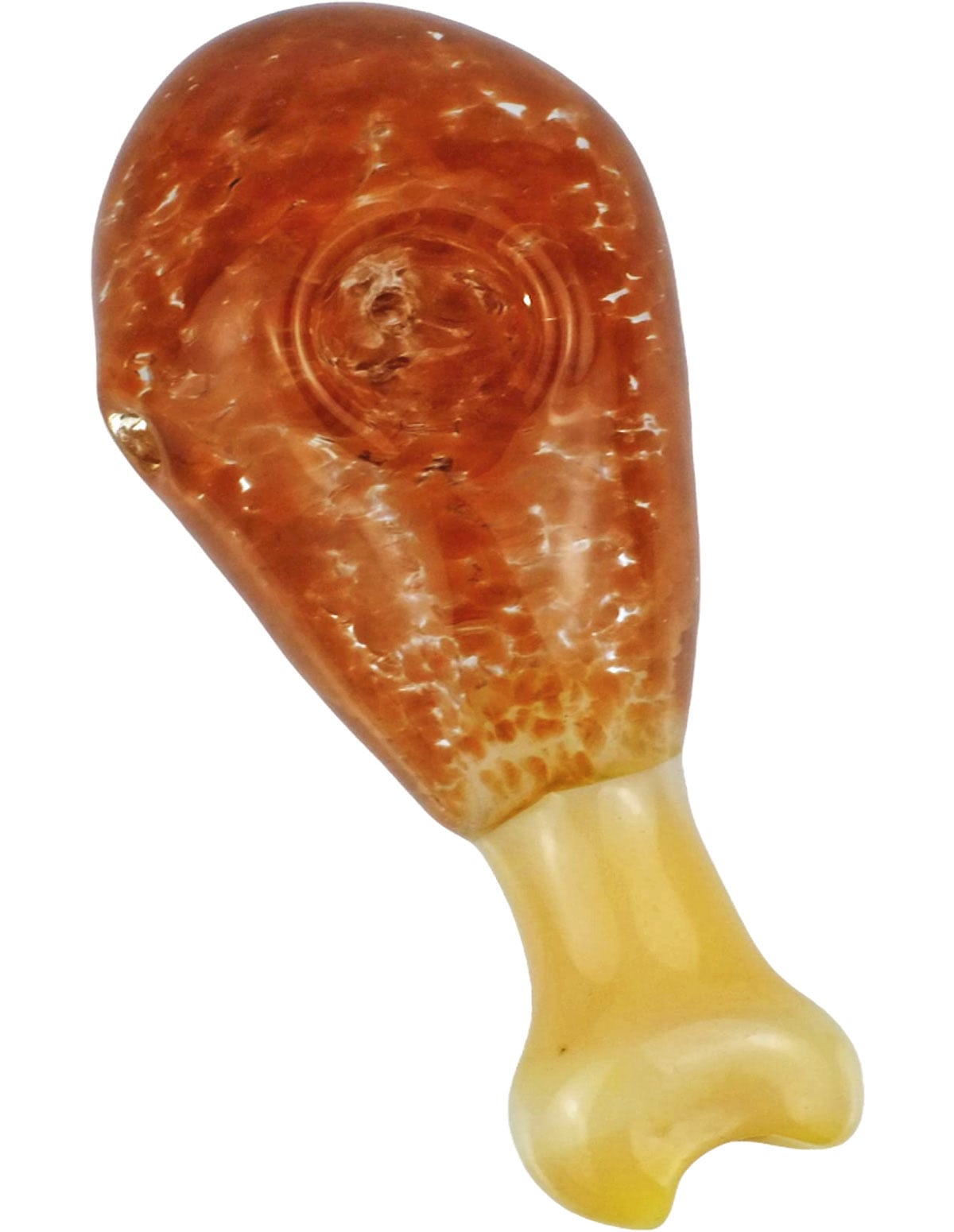 4.5" Chicken Drumstick Glass SPoon Pipe - American Made