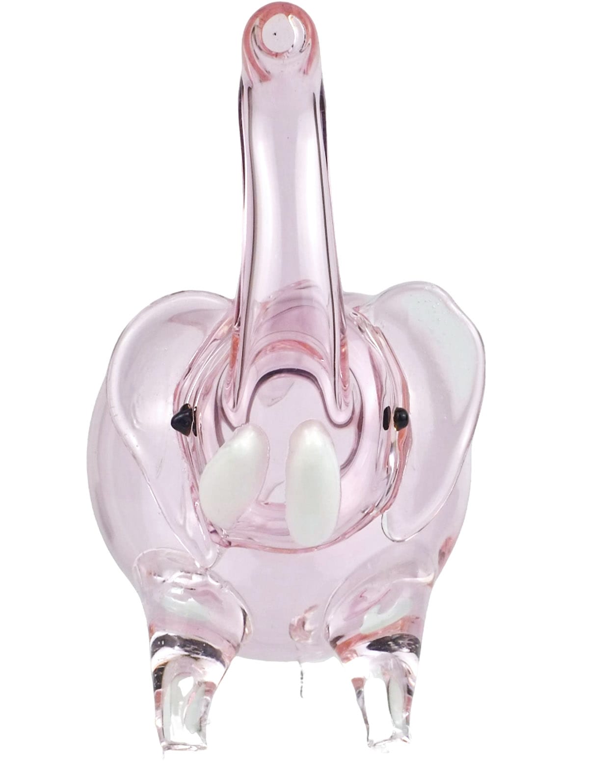 4.5-inch pink elephant glass spoon pipe
