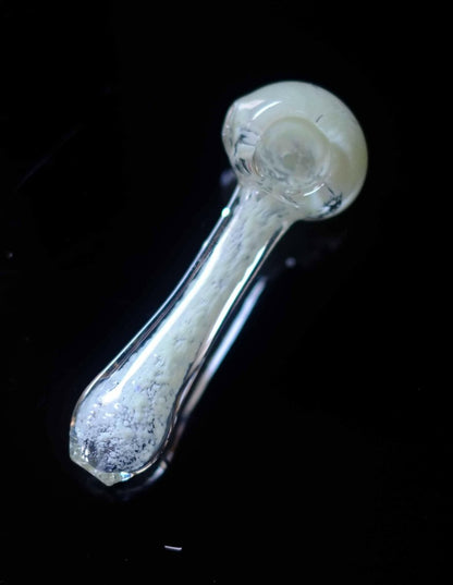 4" Glass Slim Purple Spoon Pipe - Simple Glass Pipe