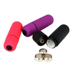 ShowJade Mini Bullet Vibrator Silicone Sex Toy - Simple Glass Pipe