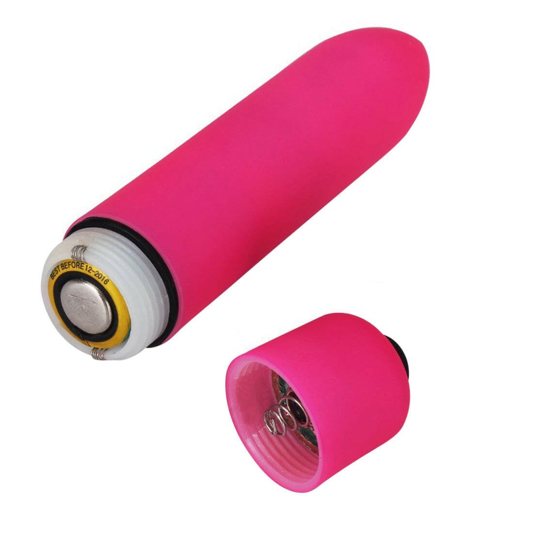 ShowJade Mini Bullet Vibrator Silicone Sex Toy - Simple Glass Pipe