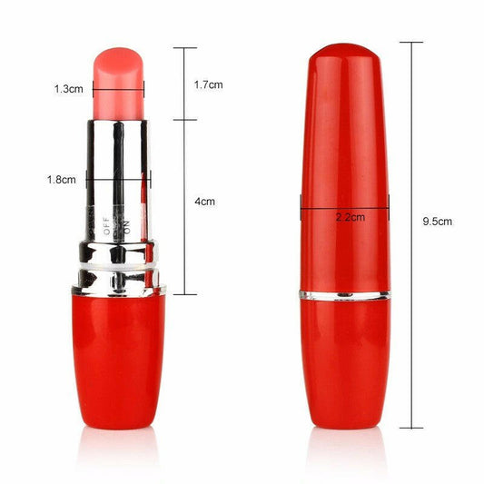 ShowJade Lipstick Bullet Vibrator Travel Mini Massager - Simple Glass Pipe