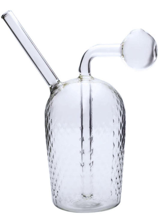 6" Glass Oil Burner Water Pipe - Simple Glass Pipe