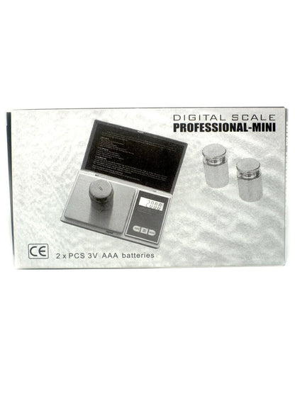 Mini 0.01g pocket scale alternate view