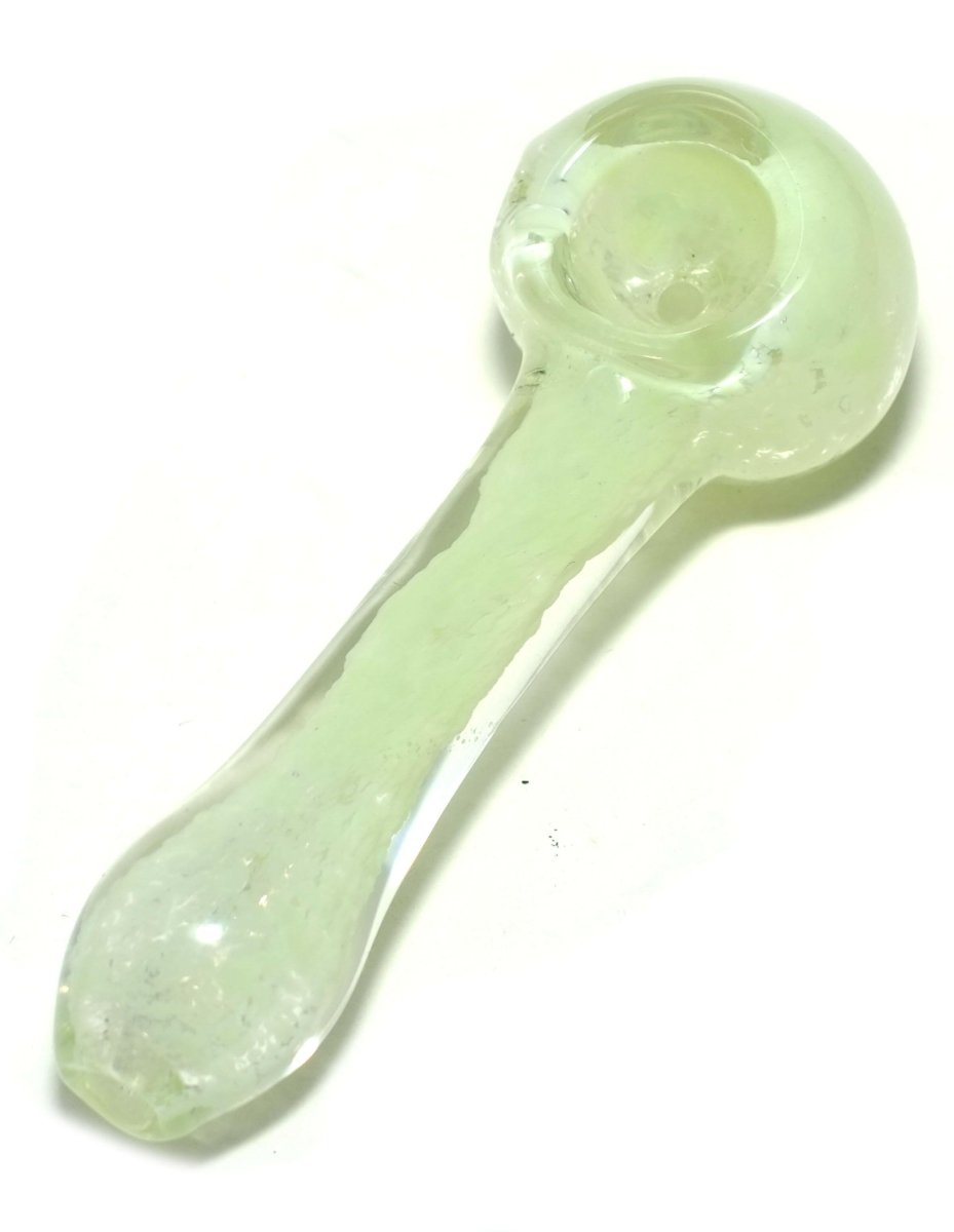4" Glass Slim Purple Spoon Pipe - Simple Glass Pipe