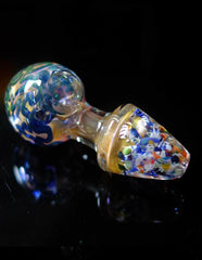 5" little Fatty Colorful Mushroom Spoon - Simple Glass Pipe