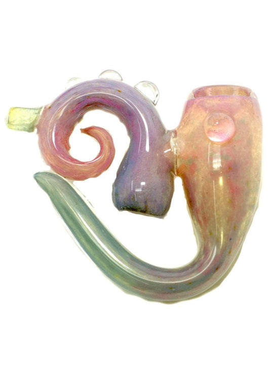 4" Tentacle Glass hand Pipe - Simple Glass Pipe